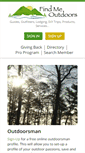 Mobile Screenshot of findmeoutdoors.com